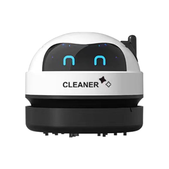 Desktop Vacuum Cleaner Cordless, Usupdd Mini Rechargeable Handheld Vacuum for Keyboard, Portable USB Charging Powerful Suction Car Home Office, Black