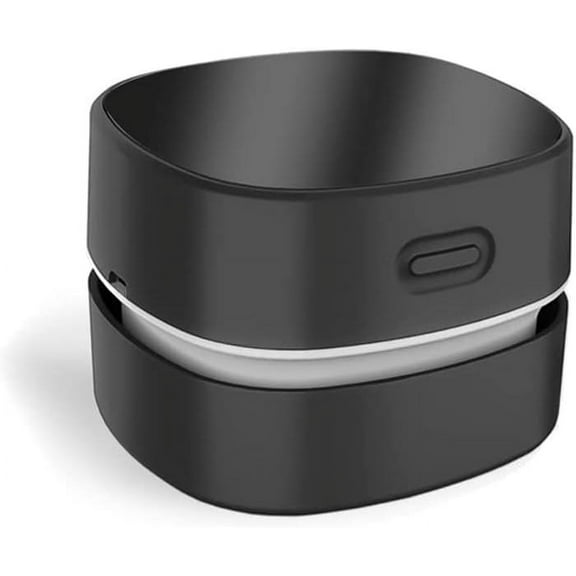 Desktop Vacuum Cleaner,Mini Table dust Sweeper Energy Saving,High Endurance up to 400 mins,Cordless&360 Rotatable Design for Cleaning Hairs,Crumbs,Computer Keyboard (Black Charging)