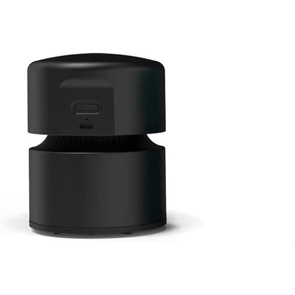 Desktop Vacuum Cleaner,Mini Table dust Sweeper Energy Saving with auto Power-Off Function,High Endurance up to 400 mins,Cordless&360 Rotatable Design for Keyboard/Home/Office (Black)