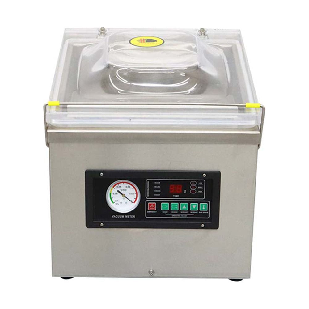 Desktop Vacuum Package Machine Automatic Food Vegetable Meat Fish Single Chamber Sealer