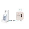 thumbnail image 1 of Desktop Water Dispenser kit with 4L Mini Fridge Water Storage and Filtration System, Water Cooler for Nightstand and Bedside, Beverage Dispenser, mini fridge with water dispenser (White w/ No Filter), 1 of 9