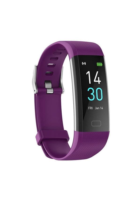 Smart Fitness for Men and Women Monitor Temperature Blood Pressure ,purple