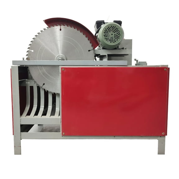 Desktop Wood Cutting Saw 220V Automatic Round Wood Saw with 50cm Blade Diameter
