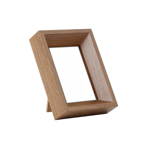 Desktop Wooden Photo Frame for DIY Crafting Holds Small 24x322 Inch Pictures
