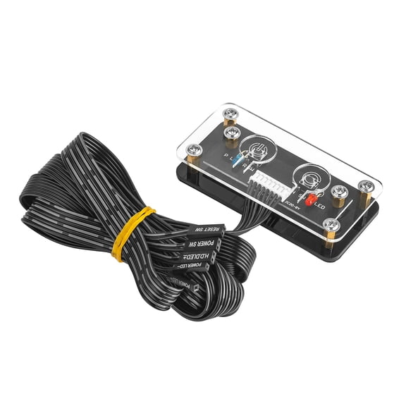 Desktop computer power button - external case motherboard switch - on/off power button