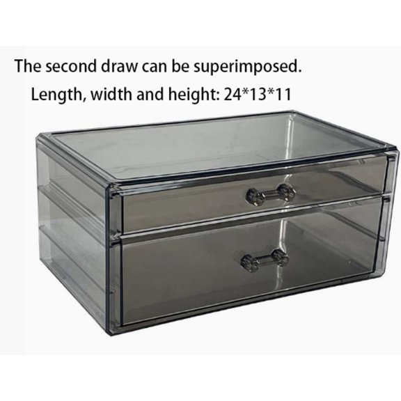 Desktop drawer-type cosmetics storage box multi-layer transparent acrylic storage rack multi-functional lipstick box storage