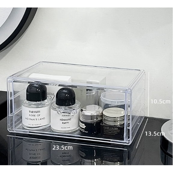 Desktop drawer-type cosmetics storage box multi-layer transparent acrylic storage rack multi-functional lipstick box storage