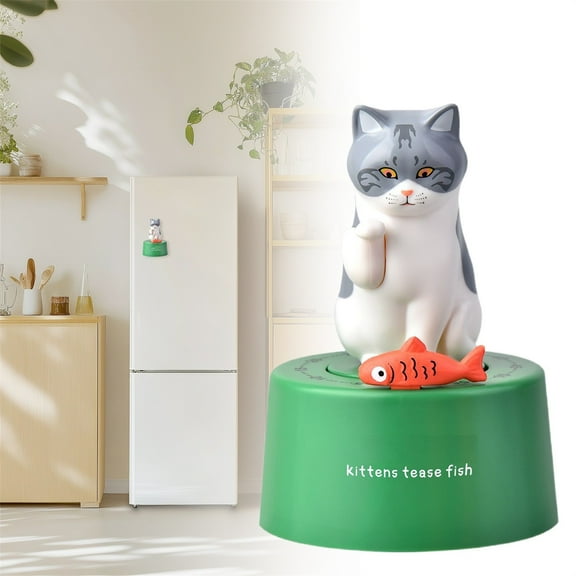 Desktop ornament,Mechanical Kitchen Timer 60 Minute Wind Up Dial 360° Rotating Cute Timer For Cooking/Reading/Do Sport