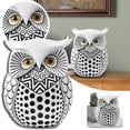 thumbnail image 1 of Desktop ornament,Resin Owl Decoration Resin Mini Owl Decoration Mini Handmade Statue Decoration Animal Character Decorations For Bedside Tables Fireplace Shelves Bookshelves And Cabinets, 1 of 7