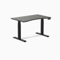 Desky Dual Ergo Edge Sit Stand Desk Dark Bamboo / 48 X 30 Inches
