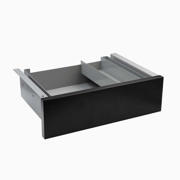 Desky Minimal Under Desk Drawer - Black Laminate / Gray