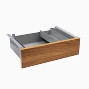 Desky Minimal Under Desk Drawer - Prime Oak Laminate / Gray