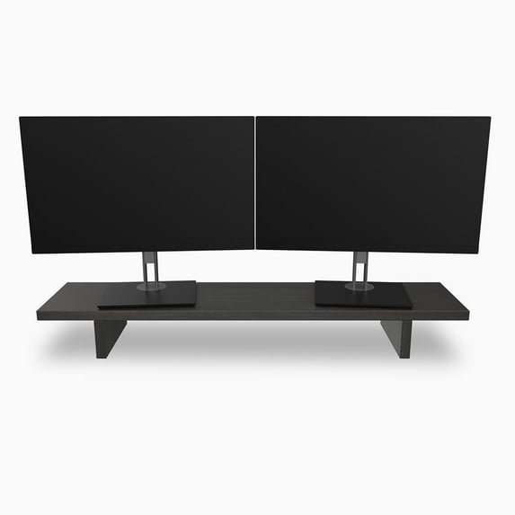 Desky Monitor Stand - Burnished Wood Laminate