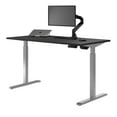 thumbnail image 1 of Desky Single Sit Stand Gaming Desk - Black / 59.1" X 29.5" / Gray, 1 of 10