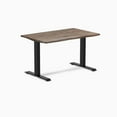 thumbnail image 1 of Desky Zero Hardwood Office Desk - Hardwood Natural Walnut / 48 X 30 Inches / Matte Black, 1 of 7