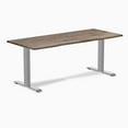 thumbnail image 1 of Desky Zero Hardwood Office Desk - Hardwood Natural Walnut / 72 X 30 Inches / Gray, 1 of 7