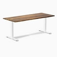 thumbnail image 1 of Desky Zero Hardwood Office Desk - Pheasantwood / 72 X 30 Inches / White, 1 of 7