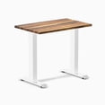 thumbnail image 1 of Desky Zero Mini Hardwood Office Desk - Pheasantwood / 32" X 20" / White, 1 of 7
