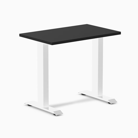 Desky Zero Mini Office Desk - Black / 32" X 20" / White