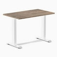 thumbnail image 1 of Desky Zero Mini Office Desk - Natural Walnut / 40" X 24" / White, 1 of 7