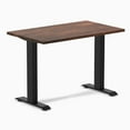 thumbnail image 1 of Desky Zero Mini Softwood Office Desk - American Rustic Pine / 40" X 24" / Matte Black, 1 of 7