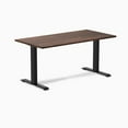 thumbnail image 1 of Desky Zero Softwood Office Desk - American Rustic Pine / 60 X 30 Inches / Matte Black, 1 of 7