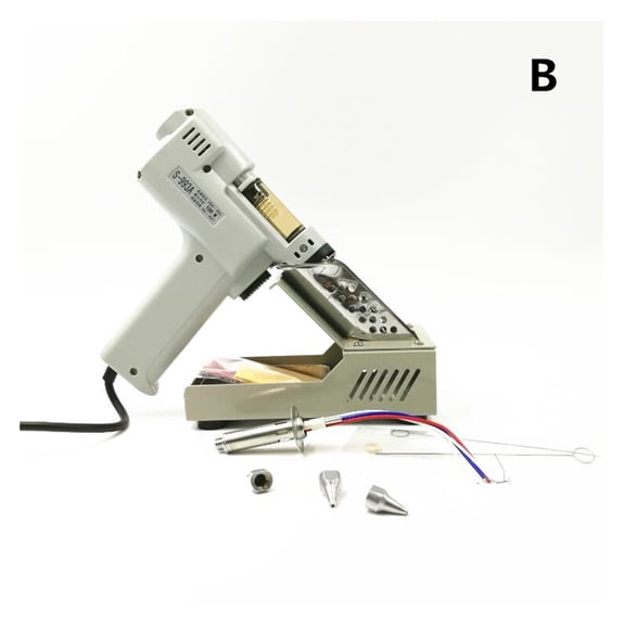 Desoldering Gun Electric Absorb Gun S-993A Electric Vacuum Desoldering Pump Solder Sucker Gun 100W ,Security