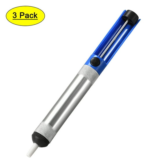 Desoldering Pump 7.5 Inches Solder Sucker Manual Vacuum Solder Removal Hand Tool 3 Pcs