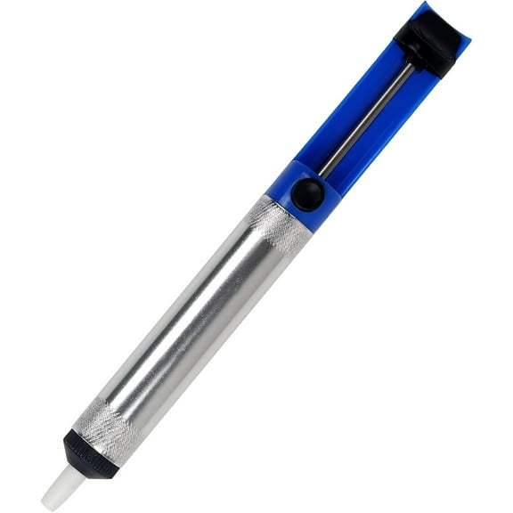 Desoldering Solder Sucker Aluminum Soldering Iron Suction Removal Tool Blue