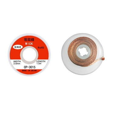 Desoldering Wire Braid Soldering Mesh Welding Parts Width 1mm 2.5mm HOT X9G1