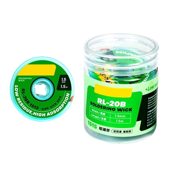 Desoldering Wire Solder Wicks Strips set for Precisions Electronic Maintenance