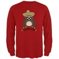 thumbnail image 1 of Despacito Means Slowly Funny Sloth Pun Mens Long Sleeve T Shirt Red 3X-LG, 1 of 1