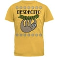 thumbnail image 1 of Despacito Means Slowly Sloth Funny Ugly Christmas Sweater Mens Soft T Shirt Honey MD, 1 of 1