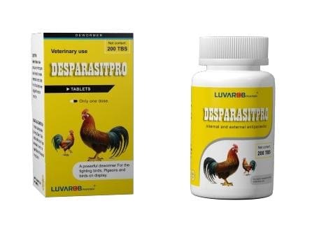 Desparasitpro 200 tablets for Digestive health Vitamins for Roosters, Chickens