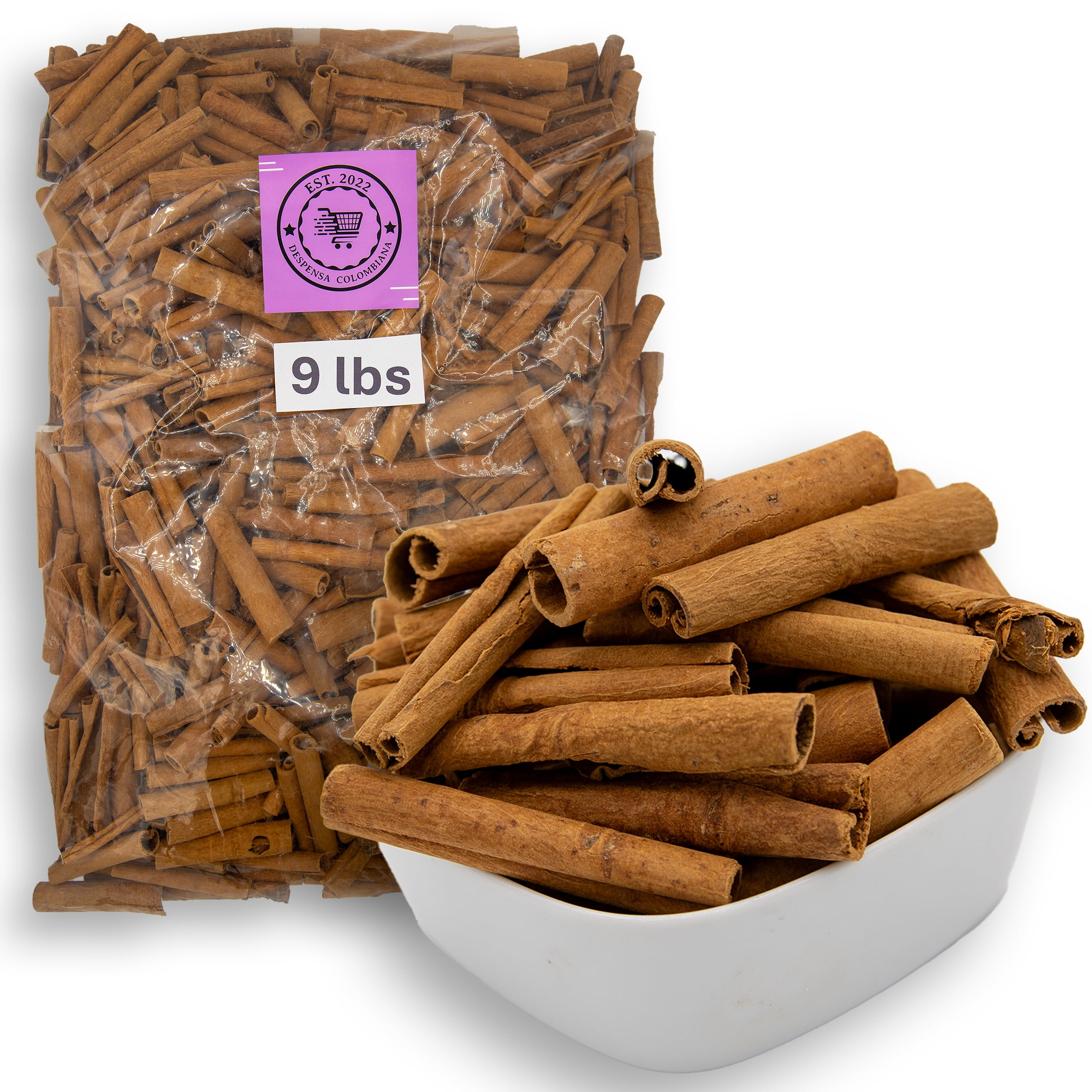 Despensa Colombiana, Cinnamon Sticks, 2.75” - 144.00 oz, 1 Bag of Cinnamon Sticks