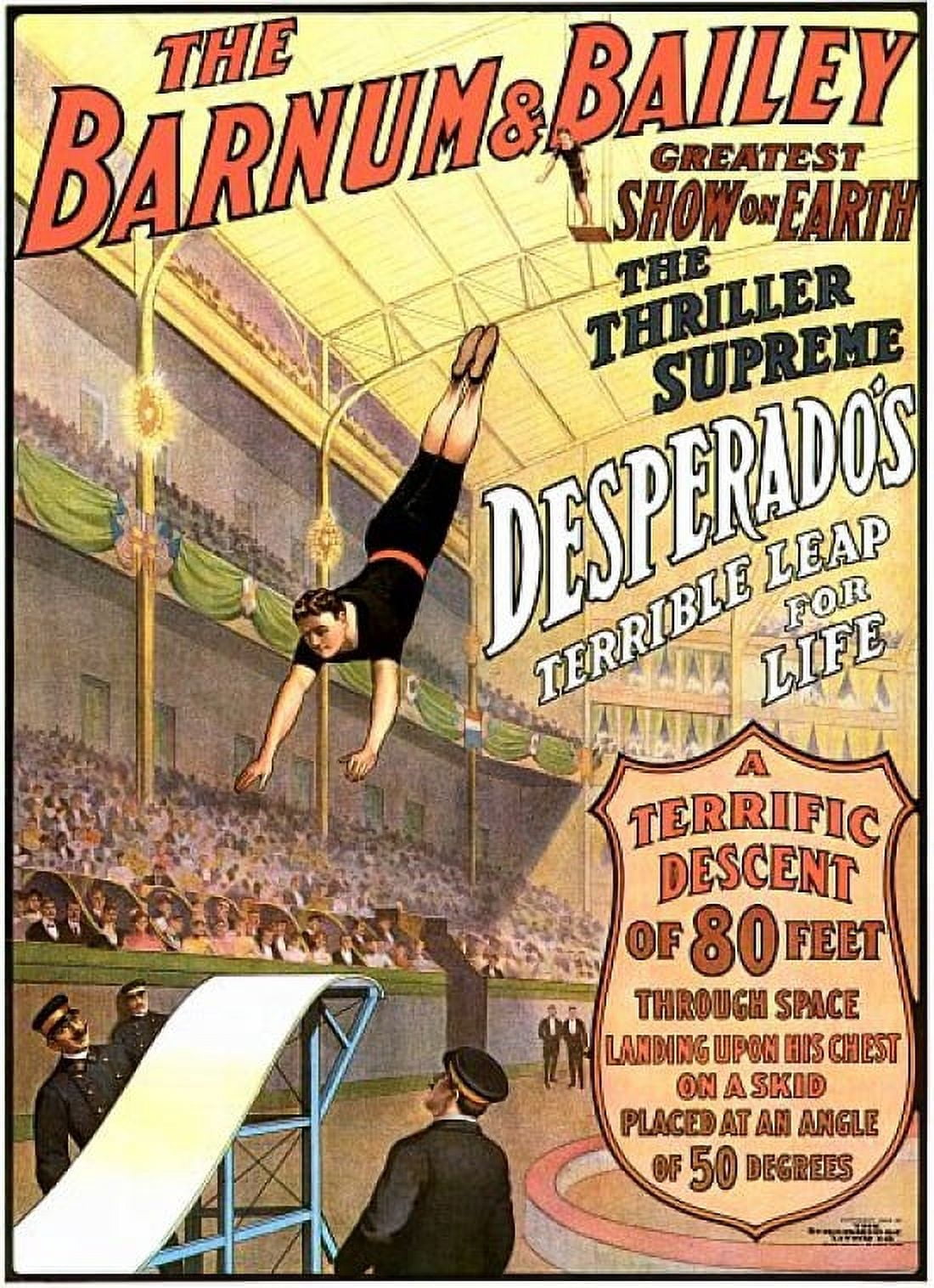 Desperados Terrible Leap Circus Canvas Art - (18 x 24)