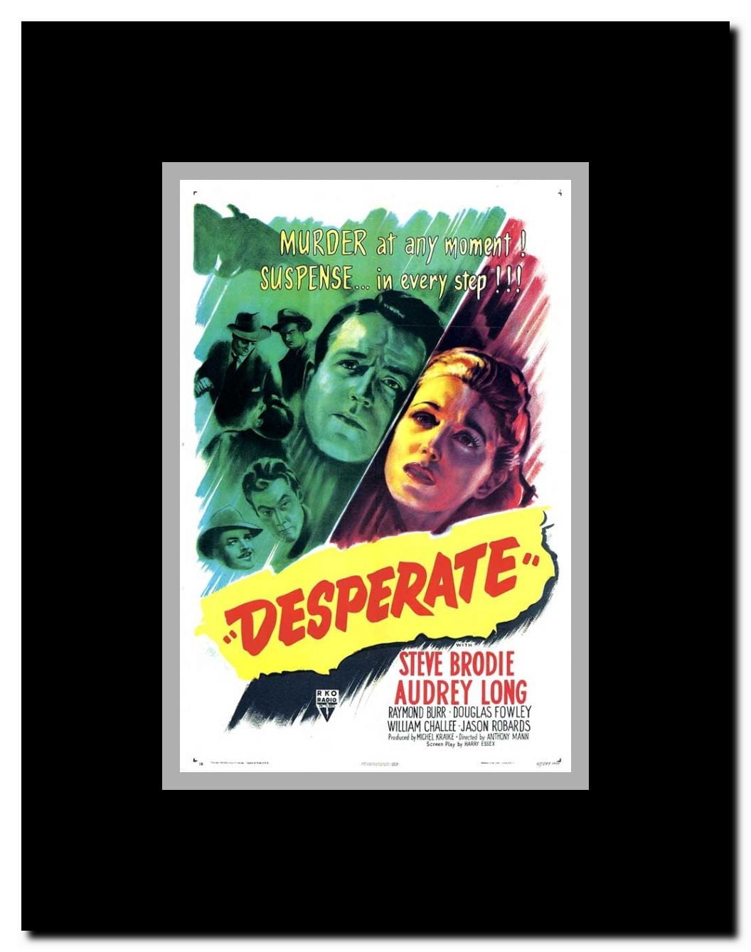Desperate Framed Movie Poster