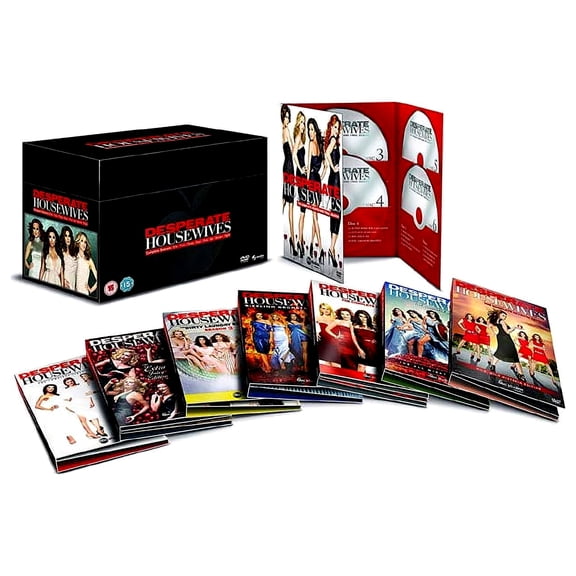 Desperate Housewives - Complete Series 1-8 - 49-DVD Boxset [ NON-USA FORMAT, PAL, Reg.2 Import - United Kingdom ]