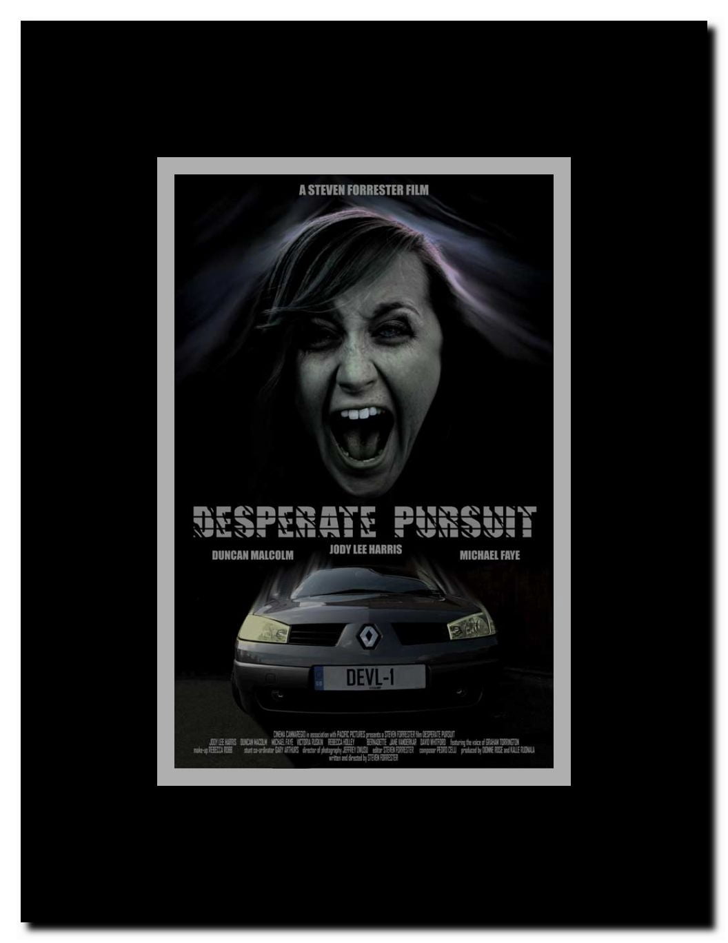 Desperate Pursuit Framed Movie Poster