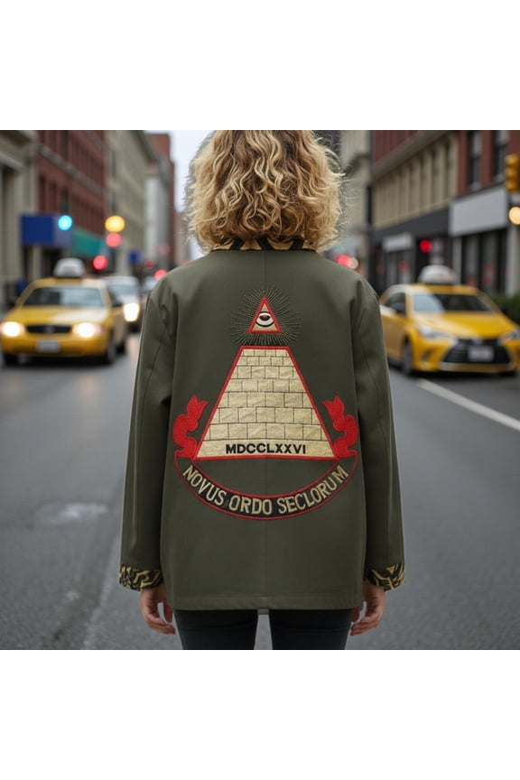 Desperately 80s Susan Pyramid Blazer: Retro Pop Star Jacket, Halloween Costume - L