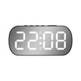 thumbnail image 1 of Despertador Alarma,Digital Clock Large Display,Digital Alarm Clock Simples Led Large Digital Display Fashion Multi-Set Alarm Clock Features Desktop Bedside Study Kitchen Mirror Clock.Black, 1 of 6