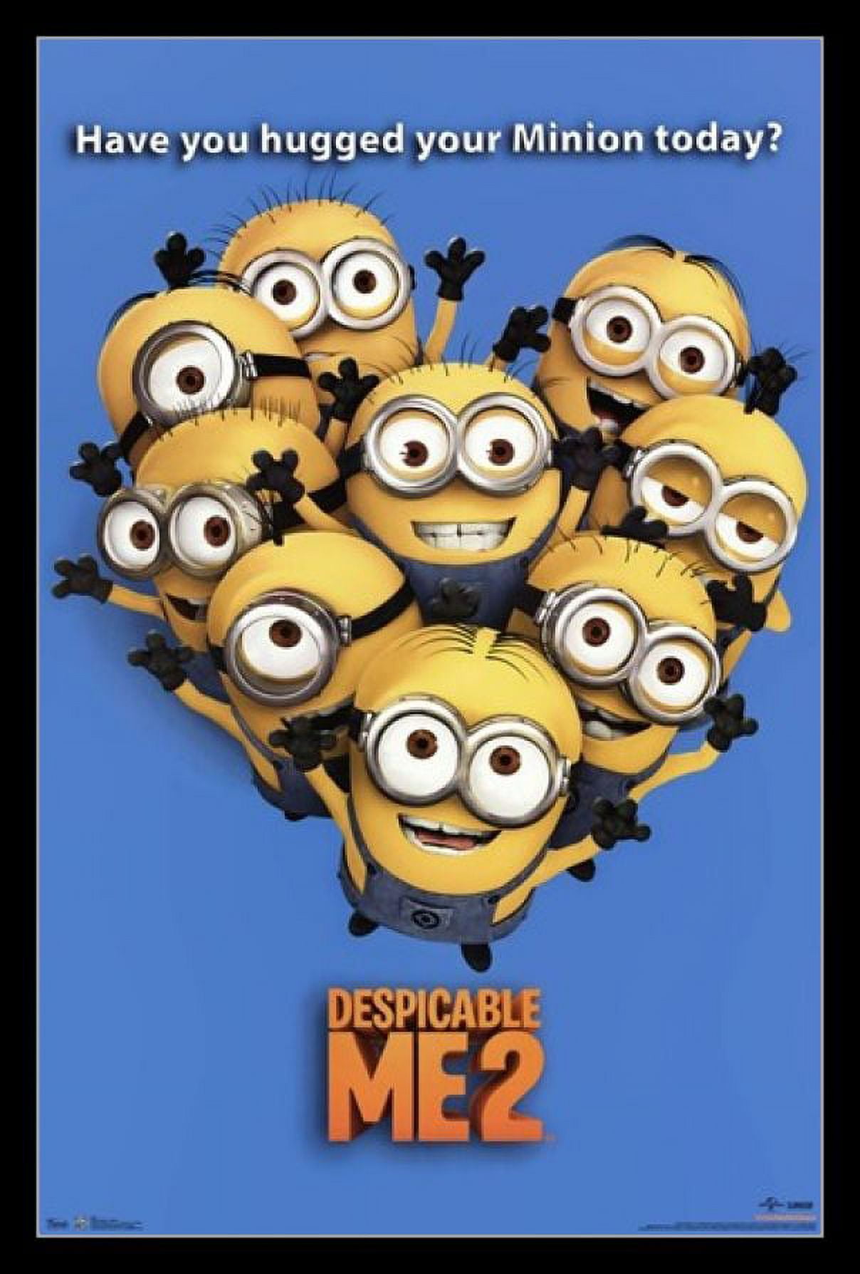 RoomMates Minions Despicable Me 2 Peel and Stick Wall Decals, Rmk2080scs, Yellow/Blue