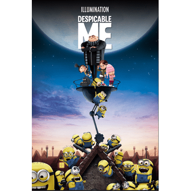 Despicable Me 2010 Poster 24x36 - Animated Comedy Family Film Minions
