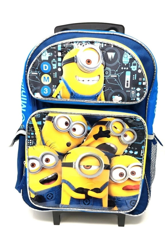 Despicable Me 3 Minions 16" Large Rolling Backpack