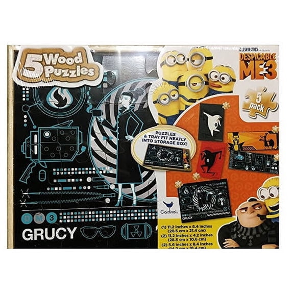 Despicable Me 3 - Wood Puzzles Set of 5