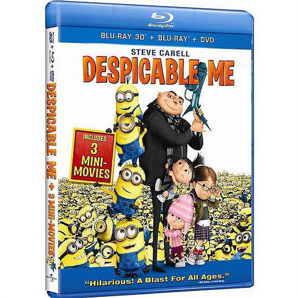 Pre-Owned - Despicable Me (3D Blu-ray + 2D DVD) (Widescreen) - Walmart.com