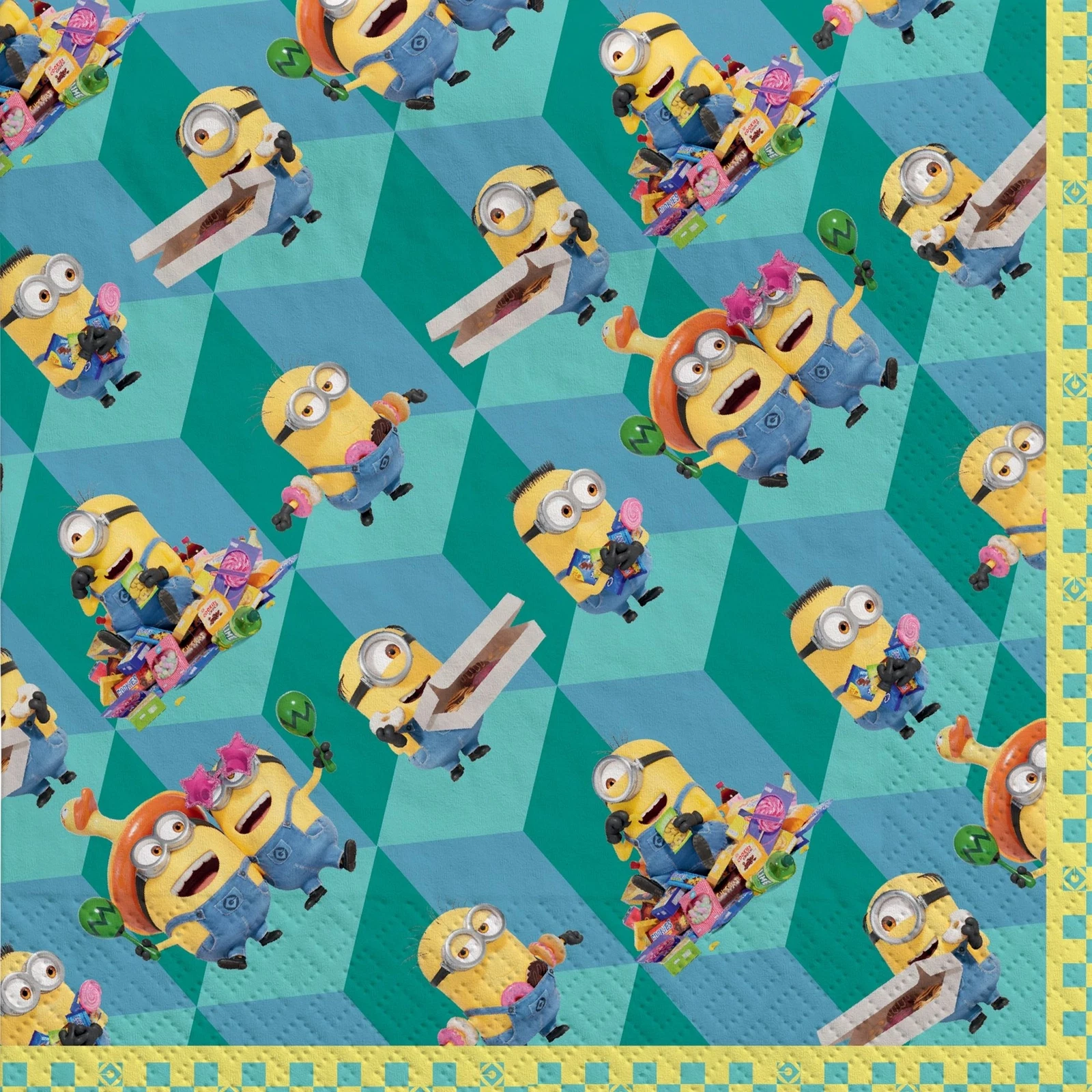 Despicable Me 4 Minions Movie Kids Birthday Party Paper Luncheon Napkins