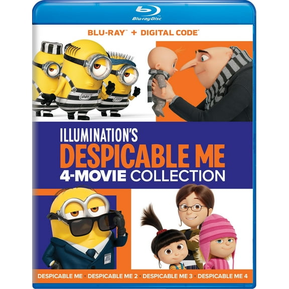 Despicable Me 4-Movie Collection (Blu-ray + Digital Copy), Universal Studios, Animation