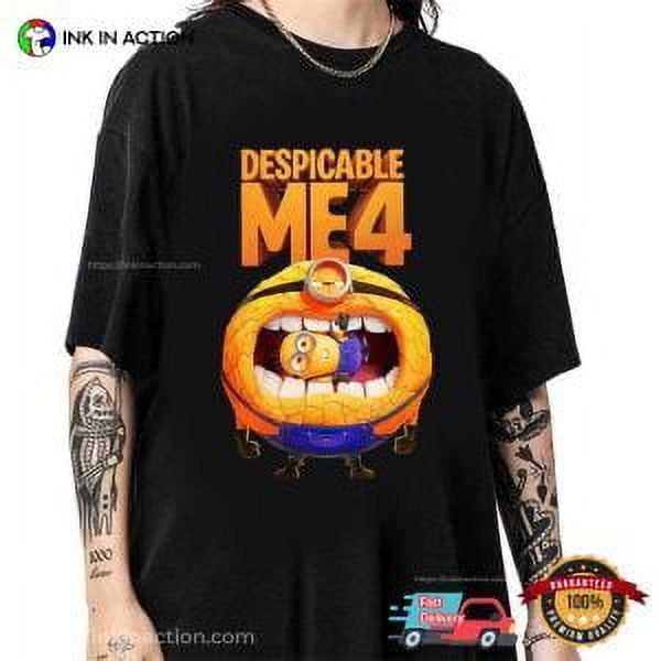 Despicable Me 4 Movie Poster Funny Cartoon 2024 Tee - Walmart.com