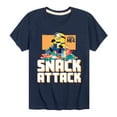 thumbnail image 1 of Despicable Me 4 - Snack Attack  - Youth And Toddler Short Sleeve Graphic T-Shirt, 1 of 5